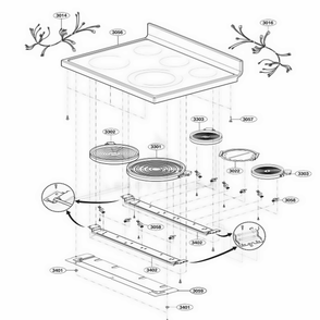 Part Location Diagram of 4790W0N003C LG BARRIER