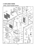 EXPLODED VIEWS Diagram and Parts List for DH305T7  LG Dehumidifier