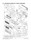 Air Conditioner Exploded View 1 Diagram and Parts List for LP090CED1 ASBBEUS LG Air Conditioner