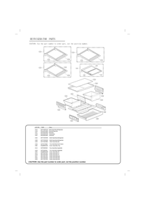 Refrigerator Diagram and Parts List for GC-J288GSXM ASTCSE0 LG Refrigerator