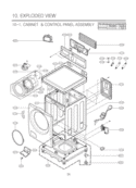 Part Location Diagram of EBR43051402 LG PCB Assembly,Display