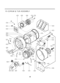 Part Location Diagram of 3551ER0026B LG Cover Assembly,Tub