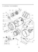 Part Location Diagram of 4810ER1005A LG Bracket,Tub
