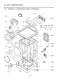 Part Location Diagram of 3457ER1006L LG Plate Assembly,Top