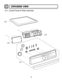 Part Location Diagram of 3721EL0005G LG Panel Assembly,Control