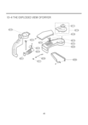 THE EXPLODED VIEW OFDRYER Diagram and Parts List for WD-3243RHD  LG Washer Dryer Combo