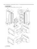 DOOR PARTS Diagram and Parts List for LMX25981ST ASTCLGA LG Refrigerator