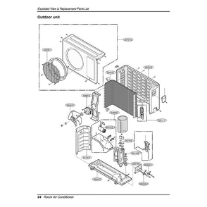 Section 2 Diagram and Parts List for LA141CP AMRAEUS LG Air Conditioner