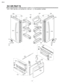 Part Location Diagram of AED37082977 LG Refrigerator Handle Assembly