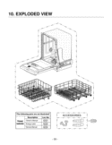 ACCESSORIES   EXPLODED VIEW Diagram and Parts List for LDS4821ST  LG Dishwasher