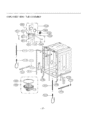 EXPLODED VIEW  TUB ASSEMBLY Diagram and Parts List for LDS4821WW  LG Dishwasher