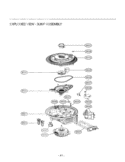 EXPLODED VIEW  SUMP ASSEMBLY Diagram and Parts List for LDS4821WW  LG Dishwasher