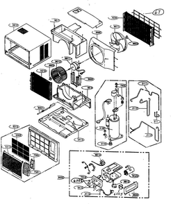 Part Location Diagram of 4941A30004A LG KNOB ASSEMBLY