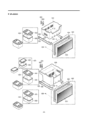 Refrigerator Exploded View 3 Diagram and Parts List for GR-J303UG  LG Refrigerator
