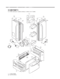 DOOR PARTS Diagram and Parts List for LFX25971SW  LG Refrigerator