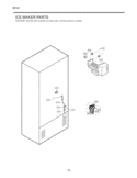 ICE MAKER PARTS Diagram and Parts List for LDC22720TT ATICLGG LG Refrigerator