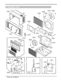 Part Location Diagram of 3531A10130B LG Grille Assembly,Front