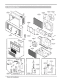 Part Location Diagram of 5040AR4195E LG DAMPER,COMPRESSOR