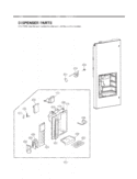 DISPENSER PARTS Diagram and Parts List for LFX21971ST LFX21971ST/1 LG Refrigerator