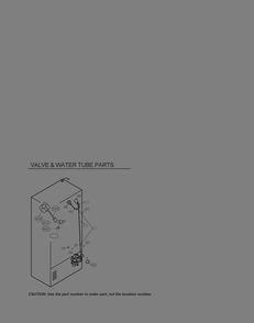 Valve And Water Tube Parts Diagram and Parts List for GR-L298LSXM ASTCSE0 LG Refrigerator