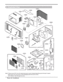 Part Location Diagram of 4758A20054A LG Louver,Horizontal