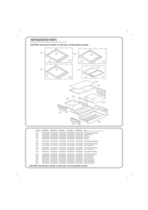 Refrigerator Parts Diagram and Parts List for GC-L288GQXM ABICSE0 LG Refrigerator