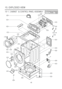 Part Location Diagram of EAD49973501 LG Power Cord Assembly