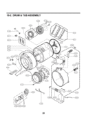 Part Location Diagram of 4986ER0001D LG Gasket