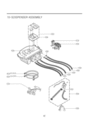 Part Location Diagram of EAD54169302 LG Harness,Multi