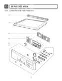 Part Location Diagram of 3300EL2001H LG Plate,Upper