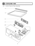 Part Location Diagram of AGL33609202 LG Panel Assembly,Control
