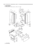 DOOR PARTS Diagram and Parts List for LFX25980ST LFX25980ST /01 LG Refrigerator