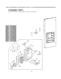 DISPENSER PARTS Diagram and Parts List for LFX25980ST LFX25980ST /01 LG Refrigerator