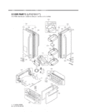 DOOR PARTS Diagram and Parts List for LFX21980ST LFX21980ST/01 LG Refrigerator