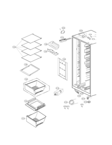 Part Location Diagram of ADQ73613402 LG FILTER ASSEMBLY