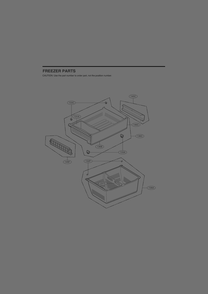 Freezer Parts Diagram and Parts List for GR-B238NSNM ASTCNA0 LG Refrigerator