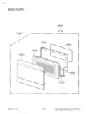 Part Location Diagram of ADV35016102 LG FRAME ASSEMBLY,DOOR