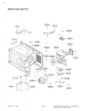 Part Location Diagram of 6930W1A004N LG Microwave Thermostat