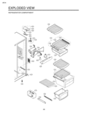 REFRIGERATOR COMPARTMENT EXPLODED VIEW Diagram and Parts List for LSC27910SW  LG Refrigerator