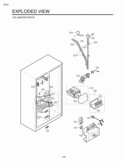 ICE &WATER PARTS EXPLODED VIEW Diagram and Parts List for LSC27910SW  LG Refrigerator
