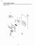 Part Location Diagram of MDQ42651901 LG Frame,Display