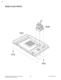 BASE PLATE PARTS Diagram and Parts List for LMA1180ST  LG Microwave