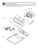 Part Location Diagram of 3720EL1004B LG Panel,Rear