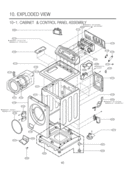 Part Location Diagram of 3721ER1056E LG Panel Assembly,Control