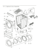 Part Location Diagram of 3210EL1007A LG Frame,Lower