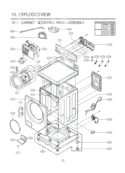 Part Location Diagram of AGL55862005 LG Panel Assembly,Control