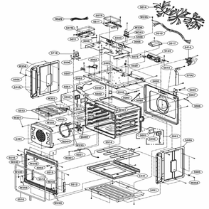 Part Location Diagram of EBR82864304 LG PCB ASSEMBLY,MAIN