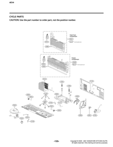 Cycle Parts Diagram and Parts List for GR-L248MKRM ASBCNA0 LG Refrigerator