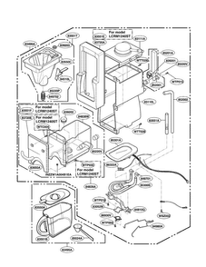 Part Location Diagram of 3890W3C368A LG Box