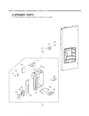 DISPENSER PARTS Diagram and Parts List for LFX25971SW LFX25971SW /01 LG Refrigerator
